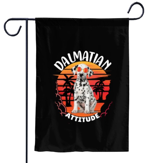 Dalmatian Attitude sweet Garden Flags