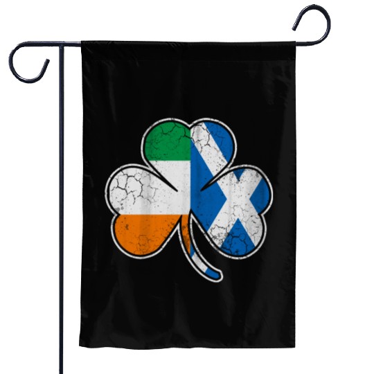 Scotch Irish shamrock scottish st Patrick s Day Garden Flags