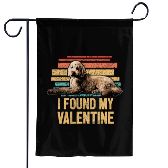 Retro Goldendoodle Dog Mom Doodle Dad Vintage Dog Garden Flags