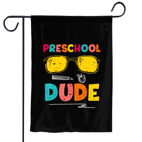 Vintage Hello Preschool Teacher Students Back To S Garden Flags