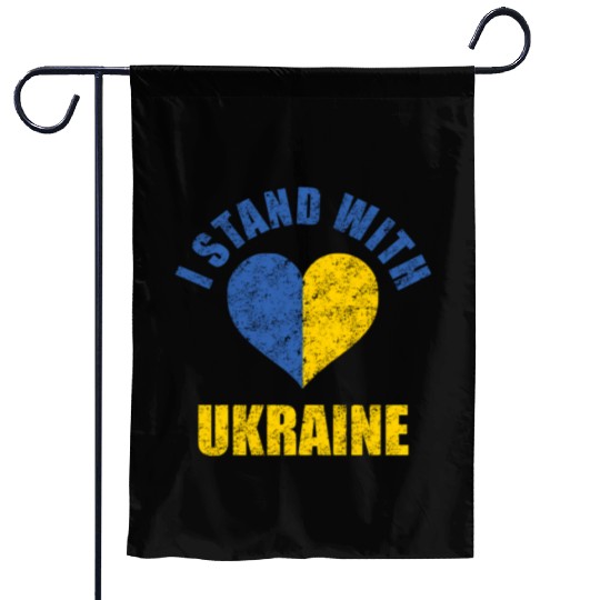 Support Ukraine I Stand With Ukraine Ukrainian Garden Flags