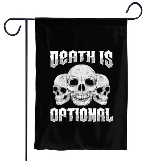 Necromancy Death Is Optional Necromancer Garden Flags