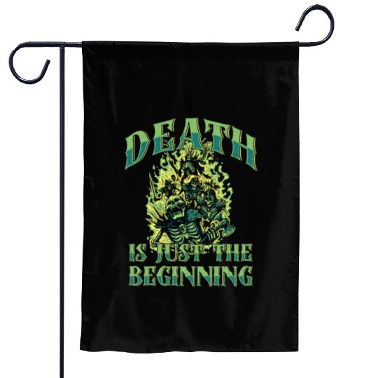 Necromancy Death Is Just The Beginning Necromancer Garden Flags