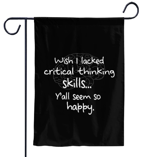 Critical Thinking Meme Novelty Humor Garden Flags