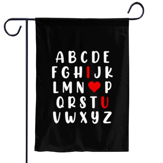 Abc Alphabet I Love You English Teacher Day Garden Flags