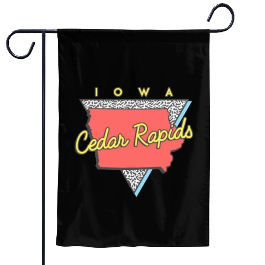 Cedar Rapids Iowa Triangle Ia City Garden Flags
