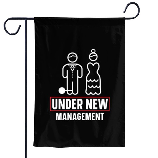 Bride And Groom Wedding Day Marriage Just Married Garden Flags