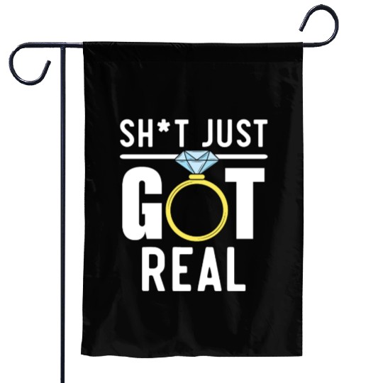 Bride And Groom Wedding Day Marriage Just Married Garden Flags