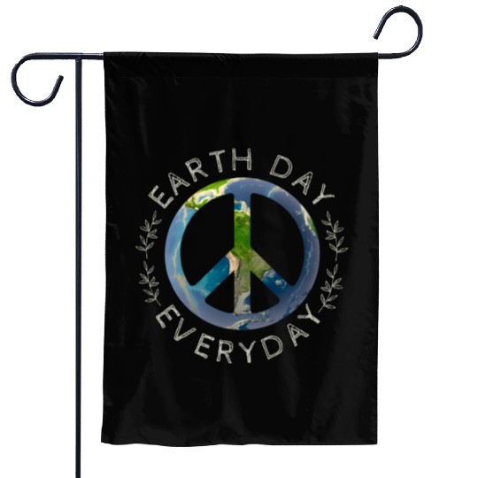 Earth Day Everyday World Global Peace On Earth Garden Flags