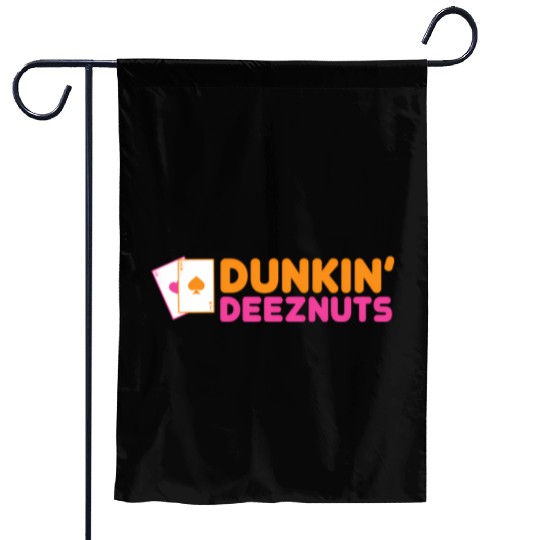 Dunkin Deez-Nuts Pocket Aces Garden Flags