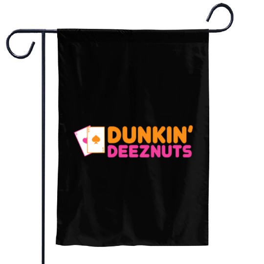 Dunkin Deez-Nuts Pocket Aces Garden Flags