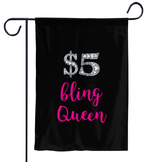 5 Bling Queen Jewelry Consultant Event Pop Up Garden Flags