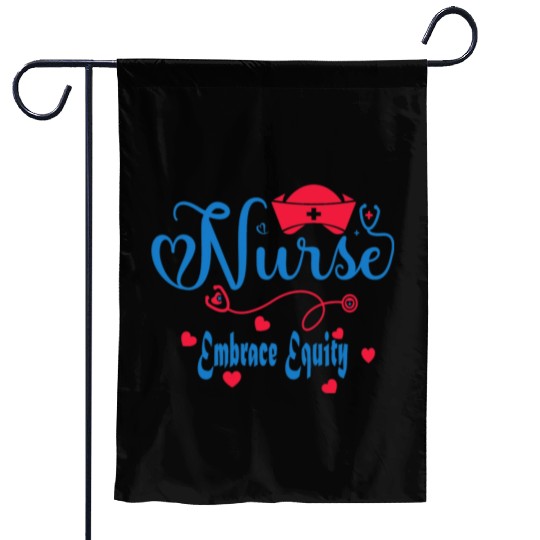 Embrace Equity Nurses For USA Registered Nurse Day Garden Flags