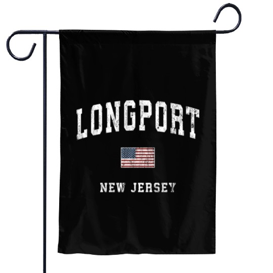 Longport New Jersey Nj American Flag Sports Garden Flags