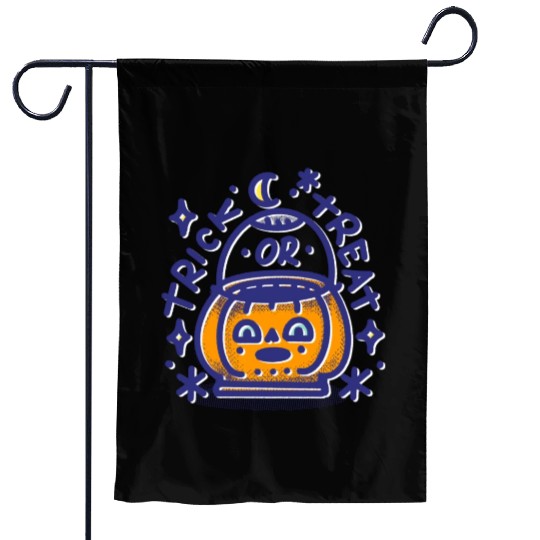 Trick Or Treat Halloween Pumpkin Garden Flags