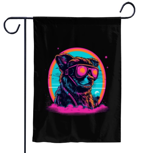 Pink Glasses Garden Flags