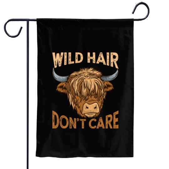 Highland Cow Cattle Scottish Farmer Garden Flags