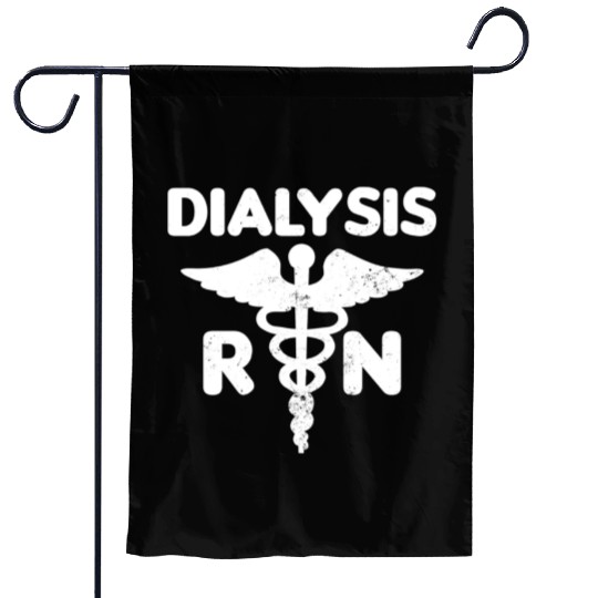 Dialysis Nurse Garden Flags RN Gift