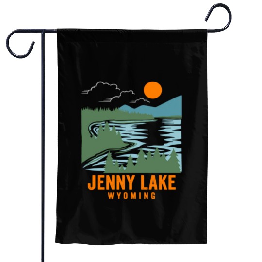 Jenny Lake Wyoming Garden Flags