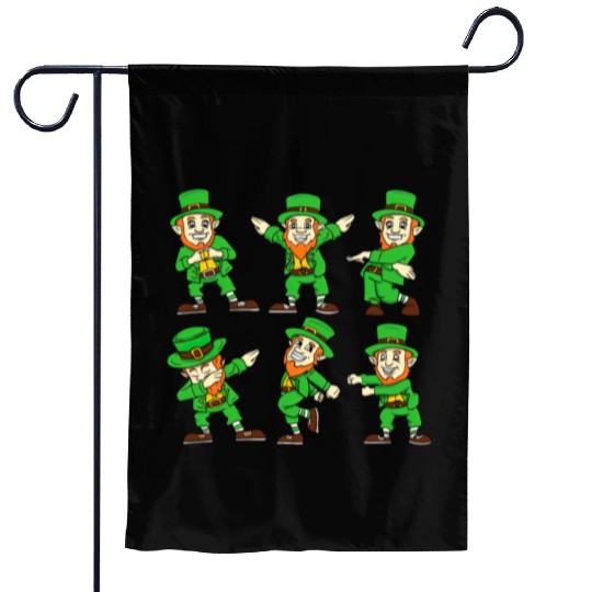 Dancing Leprechauns St Patrick'S Day Garden Flags