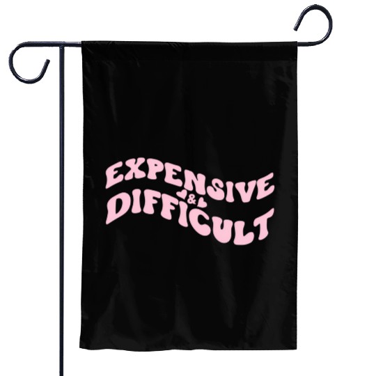 Expensive And Difficult Bougie Bougee Preppy Garden Flags