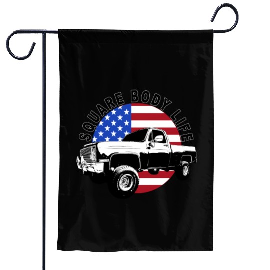 Squarebody Truck 4X4 Square Body Garden Flags