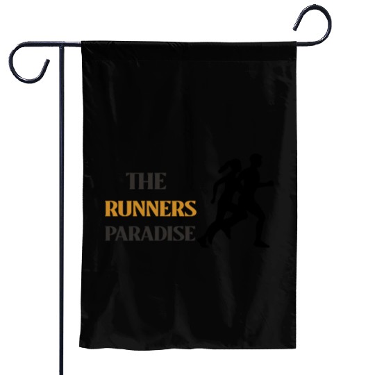 THE RUNNERS PARADISE RUNNUNG Garden Flags