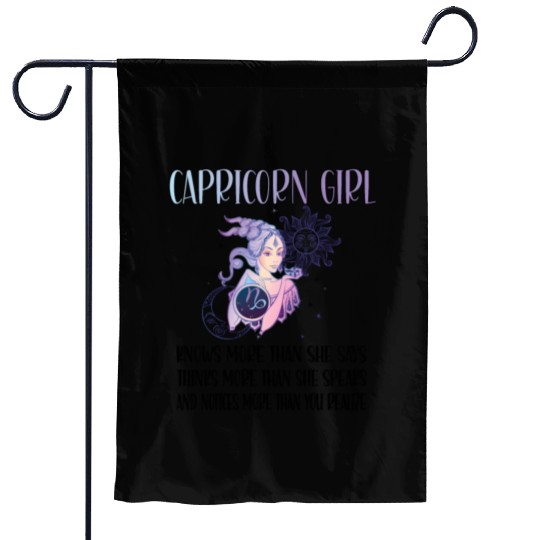 Capricorn Zodiac Sign Capricorn Horoscope Garden Flags