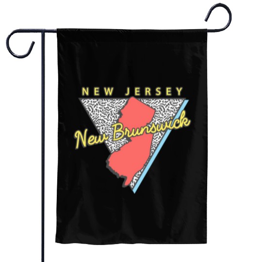 New Brunswick New Jersey Triangle Nj City Garden Flags