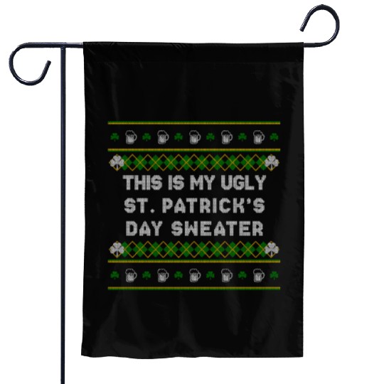 St Patrick'S Day Ugly Beer Drinking Garden Flags