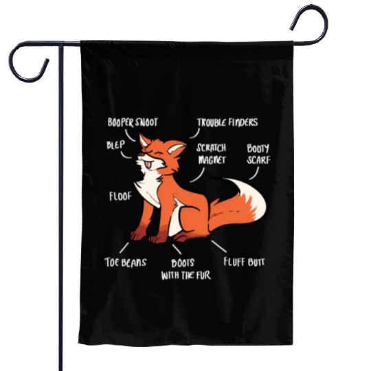 Anatomy Of A Fox Fox Garden Flags