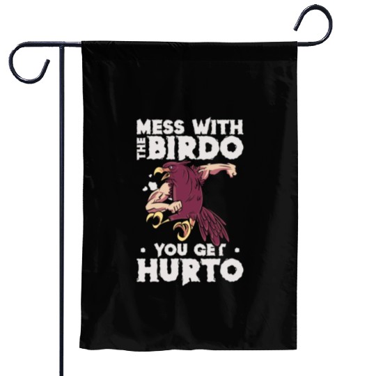 Bird Cartoon Birdwatching Bird Owner Garden Flags