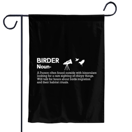Bird Lover Birdwatching Bird Whisperer Garden Flags