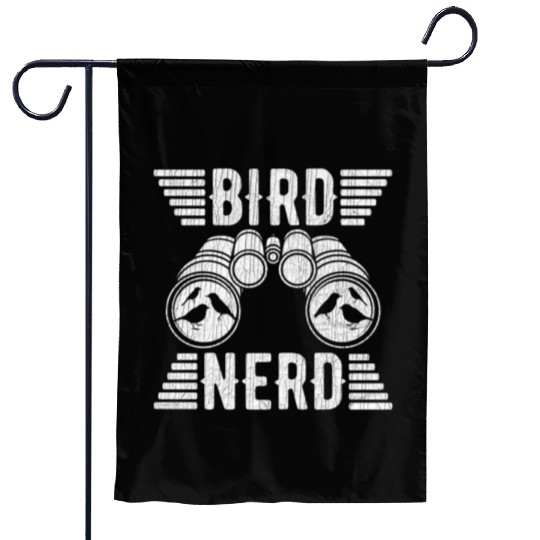 Bird Nerd Birdwatcher Birds Garden Flags