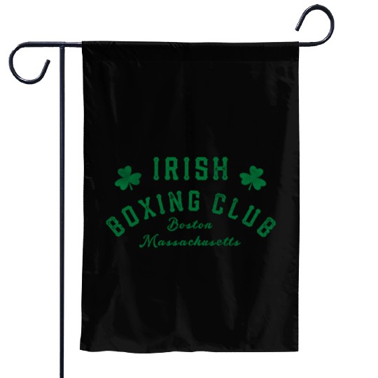 Irish Bong Club Boston Massachusetts Shamrock Garden Flags