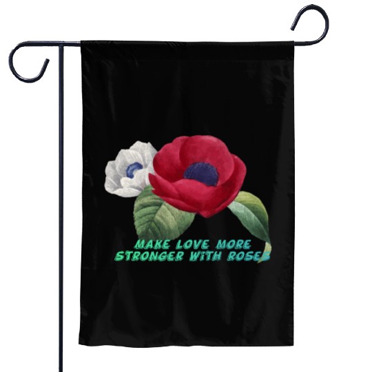 Embracing Romance with the Rose Garden Flags
