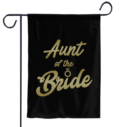 Aunt Of The Bride Garden Flags