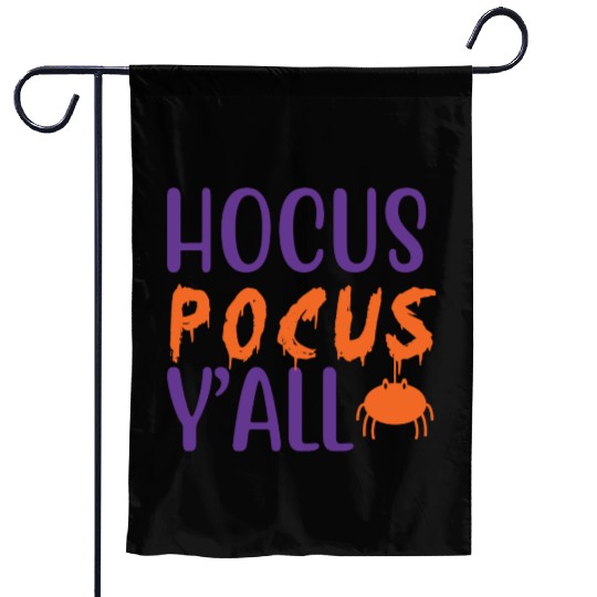 Hocus Pocus Y all Halloween Costumes For Women Garden Flags