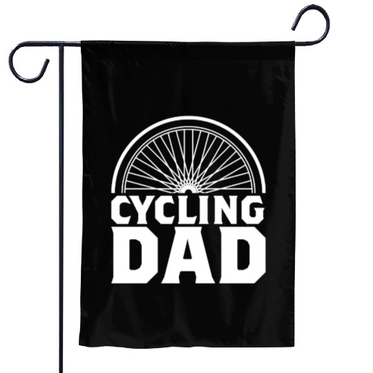 Cycling Garden Flags for Dad, Cyclist Garden Flags, Bike Riding