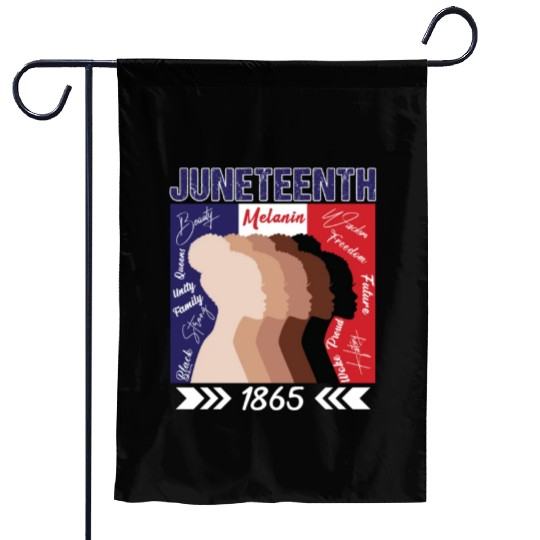 Celebrating Juneteenth with Melanin Women Garden Flags