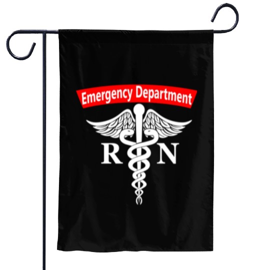 Emergency Department Nursing Er Registered Nurse Garden Flags