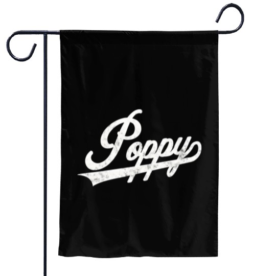 Poppy Style Fatherâ€™S Day For Papa Grandpa Garden Flags