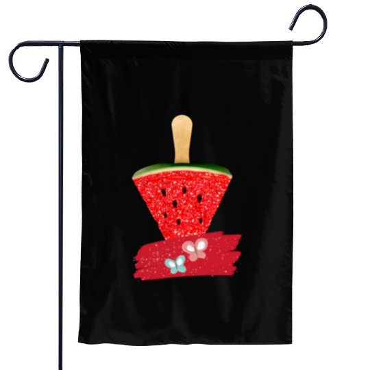 summer watermelon Garden Flags