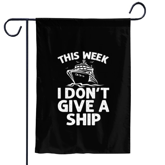 Funny Cruise Cruise Ship Cruising Lover Garden Flags