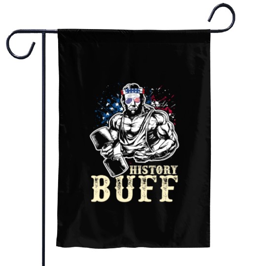 History Buff Independence Day Lincoln Patriot USA Garden Flags
