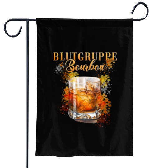 Blutgruppe Bourbon Cocktail for Bartender Garden Flags