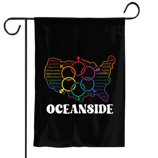 Oceanside Pride Month Pride Flag LGBT Community LG Garden Flags