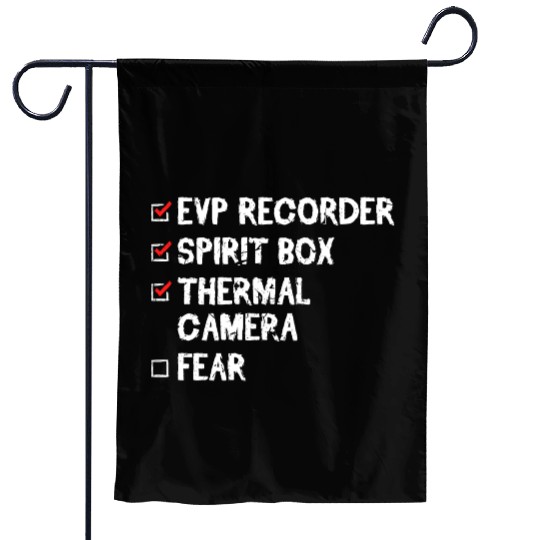 Evp Recorder Ghost Hunting Equipment Garden Flags