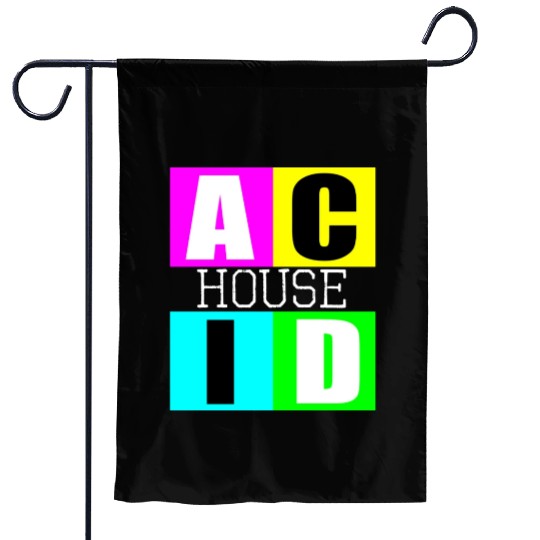 Acid house music Garden Flags