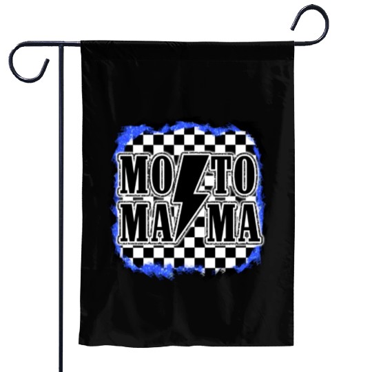Moto Mama Motocross Racing Dirt Bike Mom Son Race Garden Flags